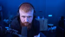 Ruhige Reactions mit einem ruhigen Stre…