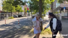 Auf die Fresse legen mit Lilly. INLINER…