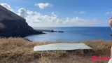 Squats an der Klippe und Bauc…