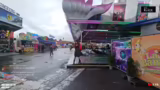 Regen und Riesenradfahrt