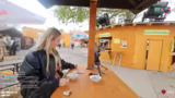 Essen auf dem Frühlingsfest