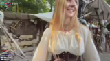 Elfe mit holden Maid auf dem Ritterturn…