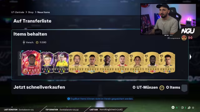 Spannende Momente beim Öffnen von Monster-Packs im EA Sports FC 26