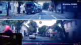 Fahrradfahrer im Fokus und ku…