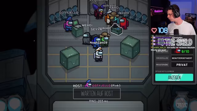 Cheeseburger-Challenge und Among Us-Spielabend