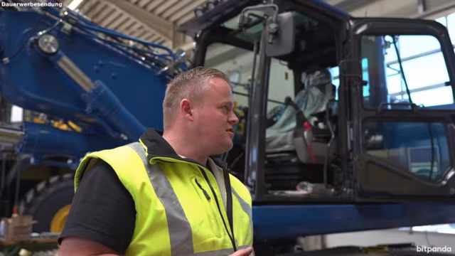 Moderne Baumaschinen im Praxiseinsatz