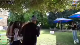 Cornhole-Wettkampf: Team Blau…
