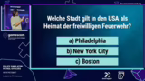 Verhaftung und Quiz-Spiel