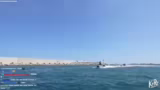 Fahrt aufs offene Meer und Ba…
