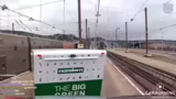 Ankunft am Zug und Fahrtbeginn