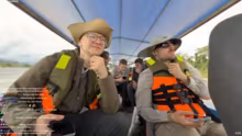 STREAM auf dem AMAZONAS (im Regenwald)…