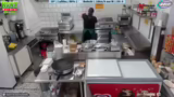 Alltägliche Imbiss-Routine un…