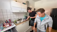 Kochen mit meinem kleinen Bruder