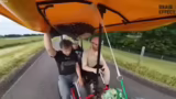 Fahrradautobahn und Streamer-…