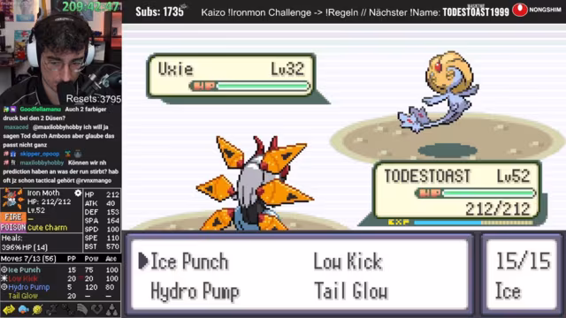 Ironmon in Pokémon Emerald mit Gast und Vorbereitung auf die Top Vier