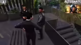 Gespräch mit einem Polizisten…