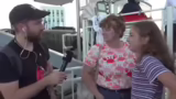 Schlange stehen am Riesenrad…