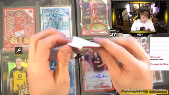 Bundesliga-Chrome Break: Erste Hits gezogen