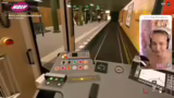 Berliner U-Bahn-Fahrt mit Hin…