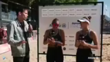 Post-Game-Talk mit den Gewinn…