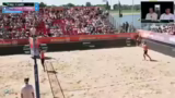 Intensives Viertelfinalspiel,…