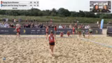 Beachhandball: Dramatische Spiele auf Court 2 der DM in Cuxhaven