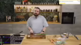 Zubereitung des Teriyaki-Hähn…