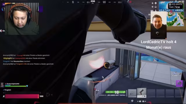 Gemeinsames Gaming mit Julia und ein eindrucksvolles Fortnite-Live-Event