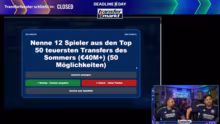 DEADLINE DAY! 10 Stunden-Livestream mit…