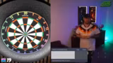 Beginn des Dart-Turniers mit…