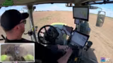 Neuer Claas Axion 9.360 im Einsatz auf dem Rapsfeld