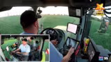 Erntearbeit im Weizenfeld in vollem Gange