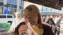 Anstehen für LIDL DÖNER CROISSANT !burn…