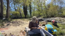 Weißwurst Frühstück an der Isar auf mei…