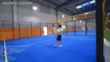 Paddle-Tennis Match und Herau…