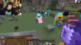 Minecraft-Spiel mit Zuschauer…