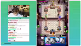 Clash Royale-Session und Deck…