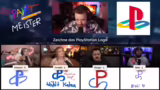 Playstation-Logo und Toad