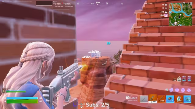 Strategie mit Teampartner für Ressourcen und Bauten in Fortnite